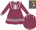 Valyn's Burgundy Twirl Dress: ETA October