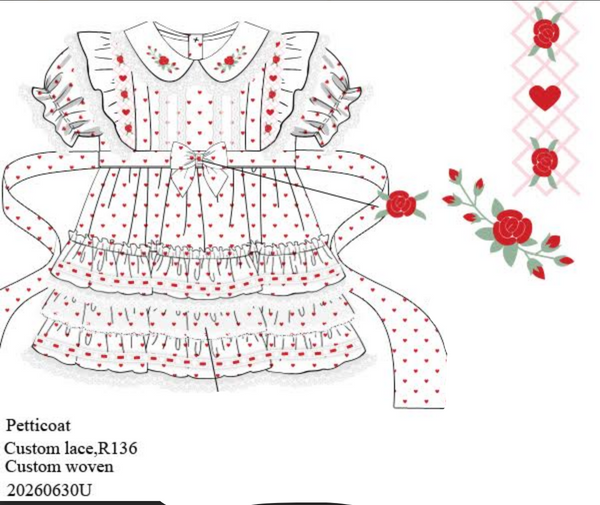 Rosebud SweetHeart Twirl dress: ETA January