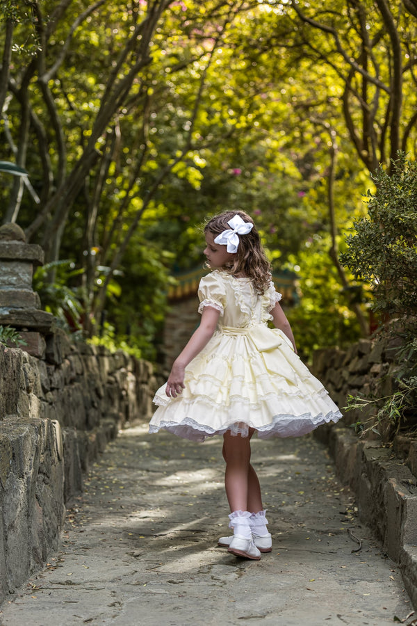 Ray of Sunshine: Yellow Twirl Dress