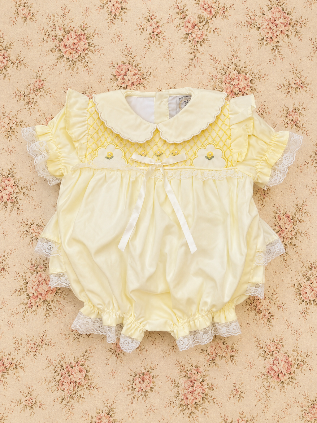 Ray of Sunshine: Smocked Yellow bubble
