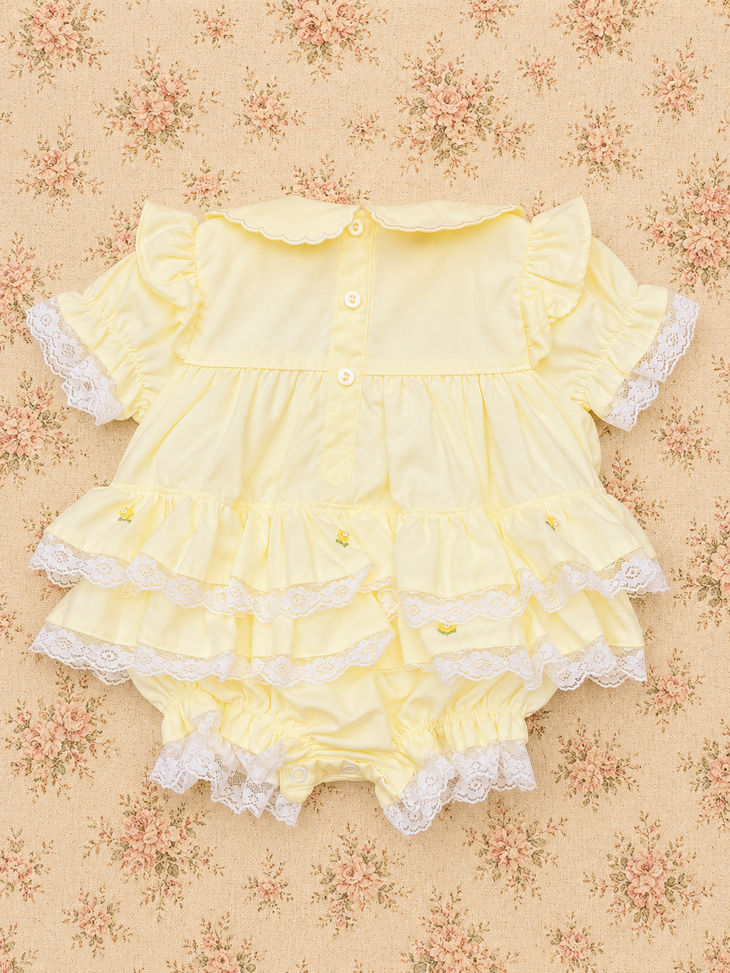 Ray of Sunshine: Smocked Yellow bubble