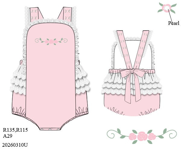 Pretty in Pink: Sunsuit Romper ETA June