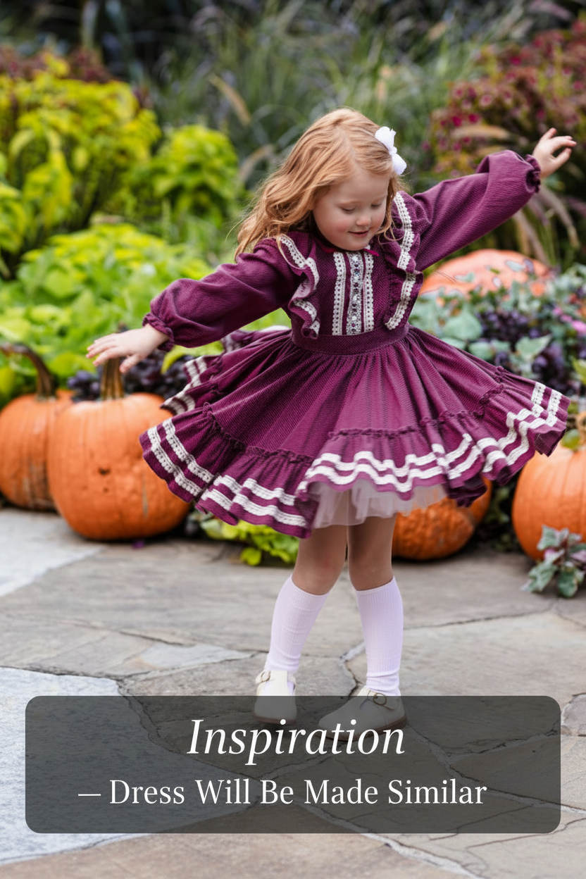 Valyn's Burgundy Twirl Dress: ETA October