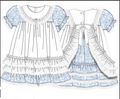 Bluebell Blossom Swing back twirl dress: ETA December