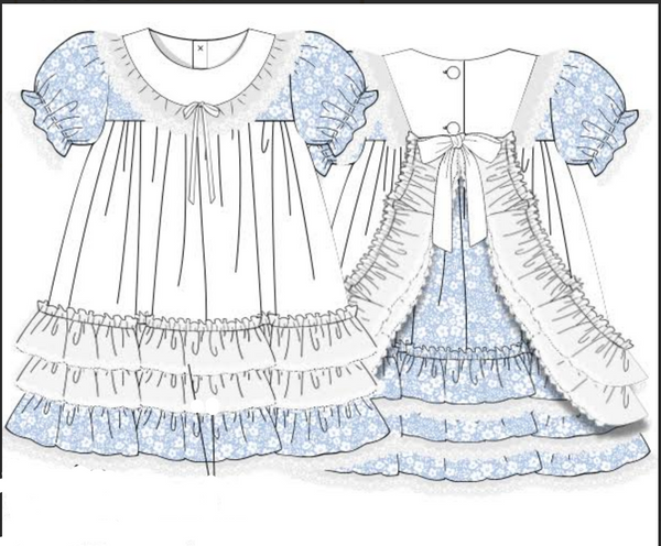 Bluebell Blossom Swing back twirl dress: ETA December