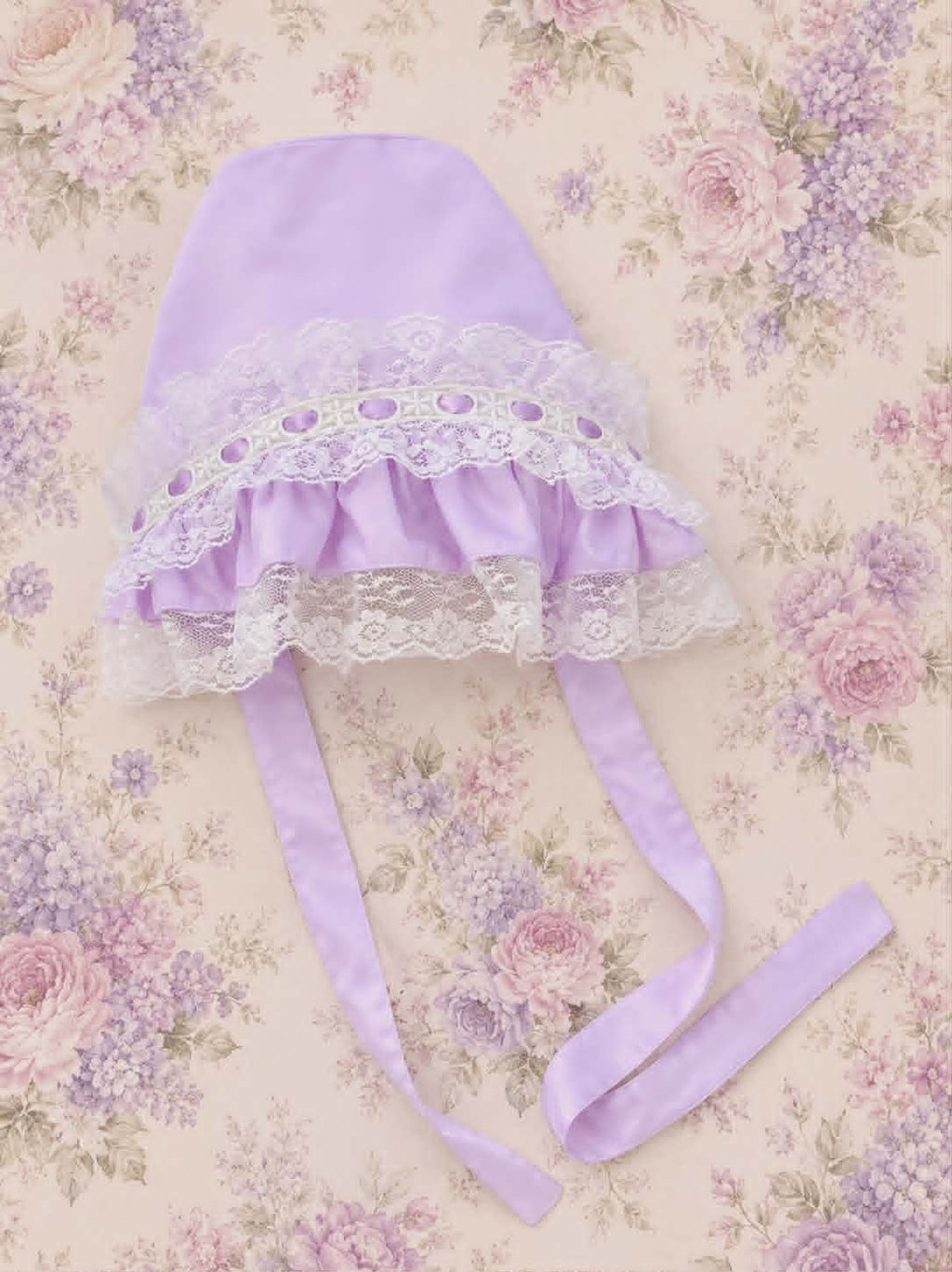 Lavender Lullaby collection: Purple bonnet- ETA August