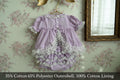 Lavender Lullaby Swing back bloomer set