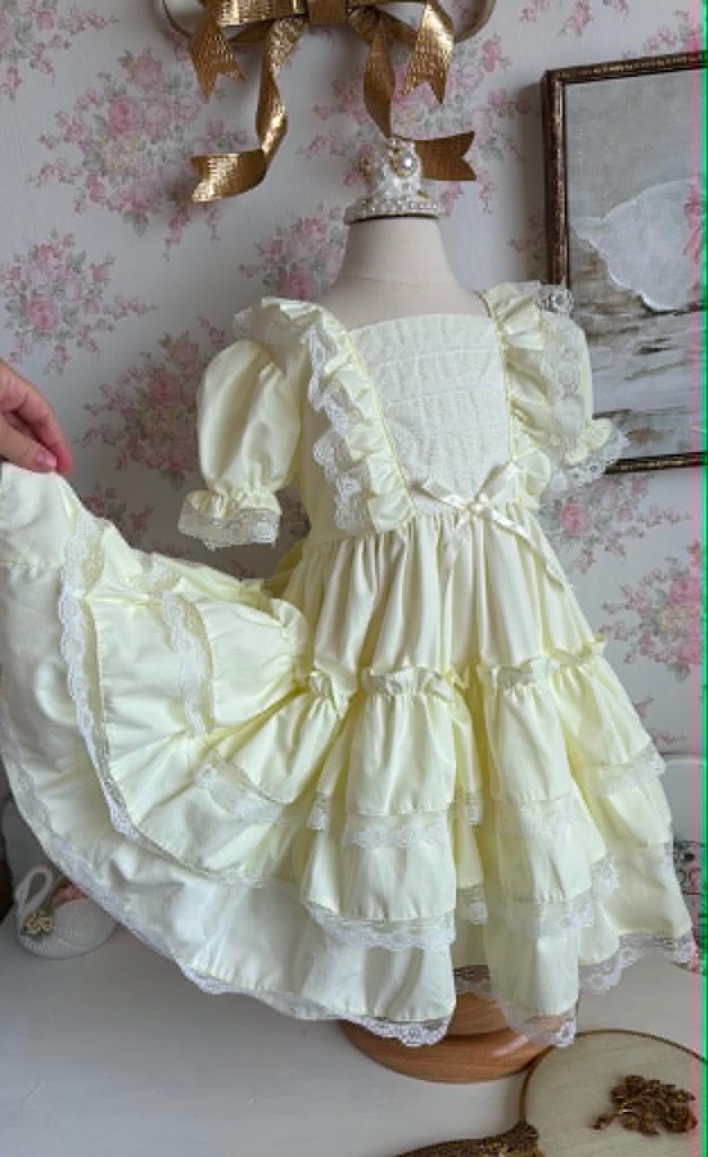 Ray of Sunshine: Yellow Twirl Dress