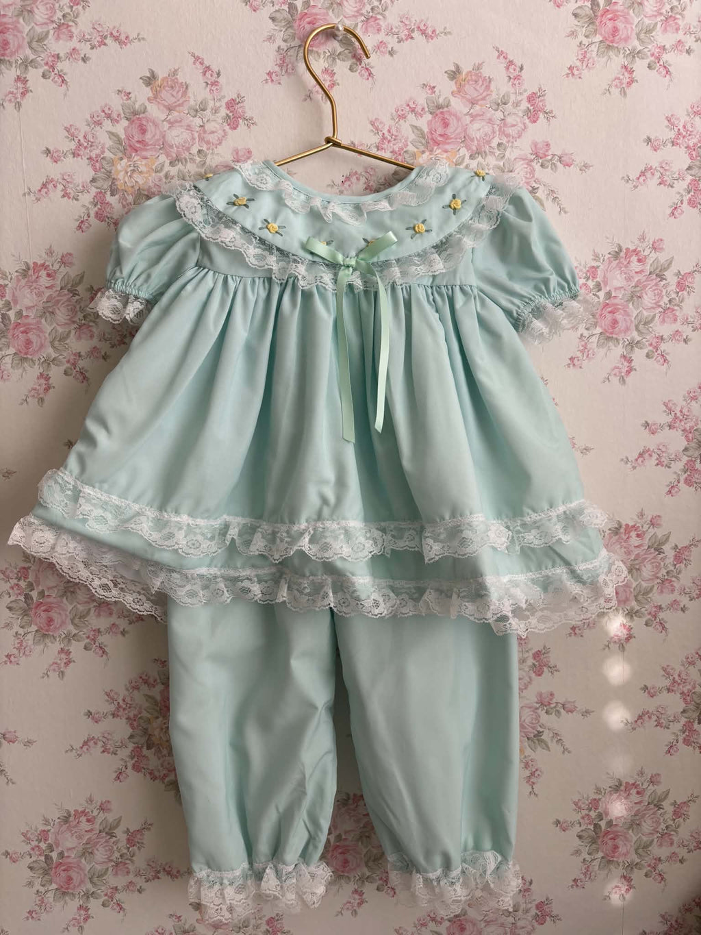 Mint to Be Top and long pant set