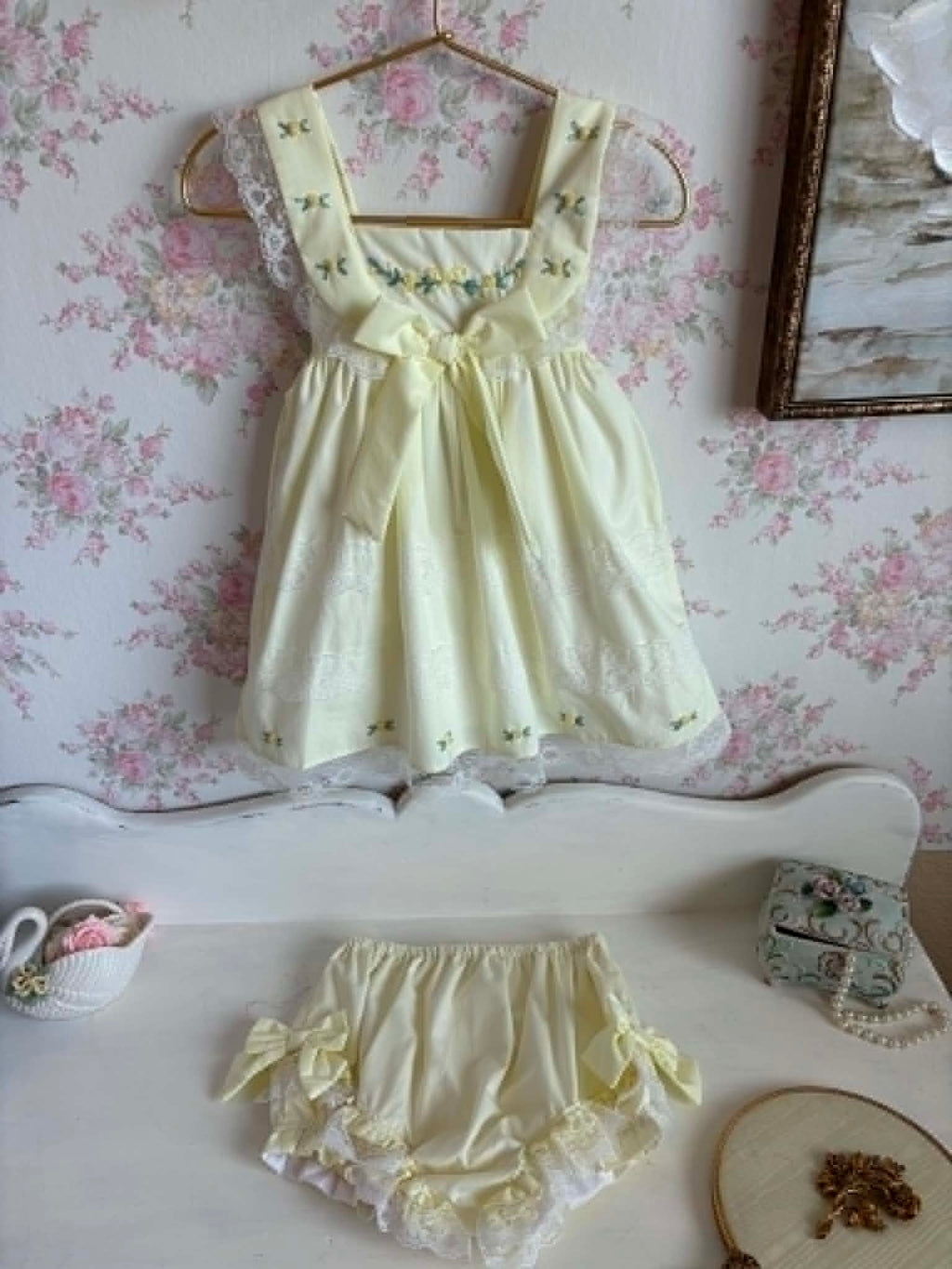 Ray of Sunshine: Yellow Diaper Cover Set