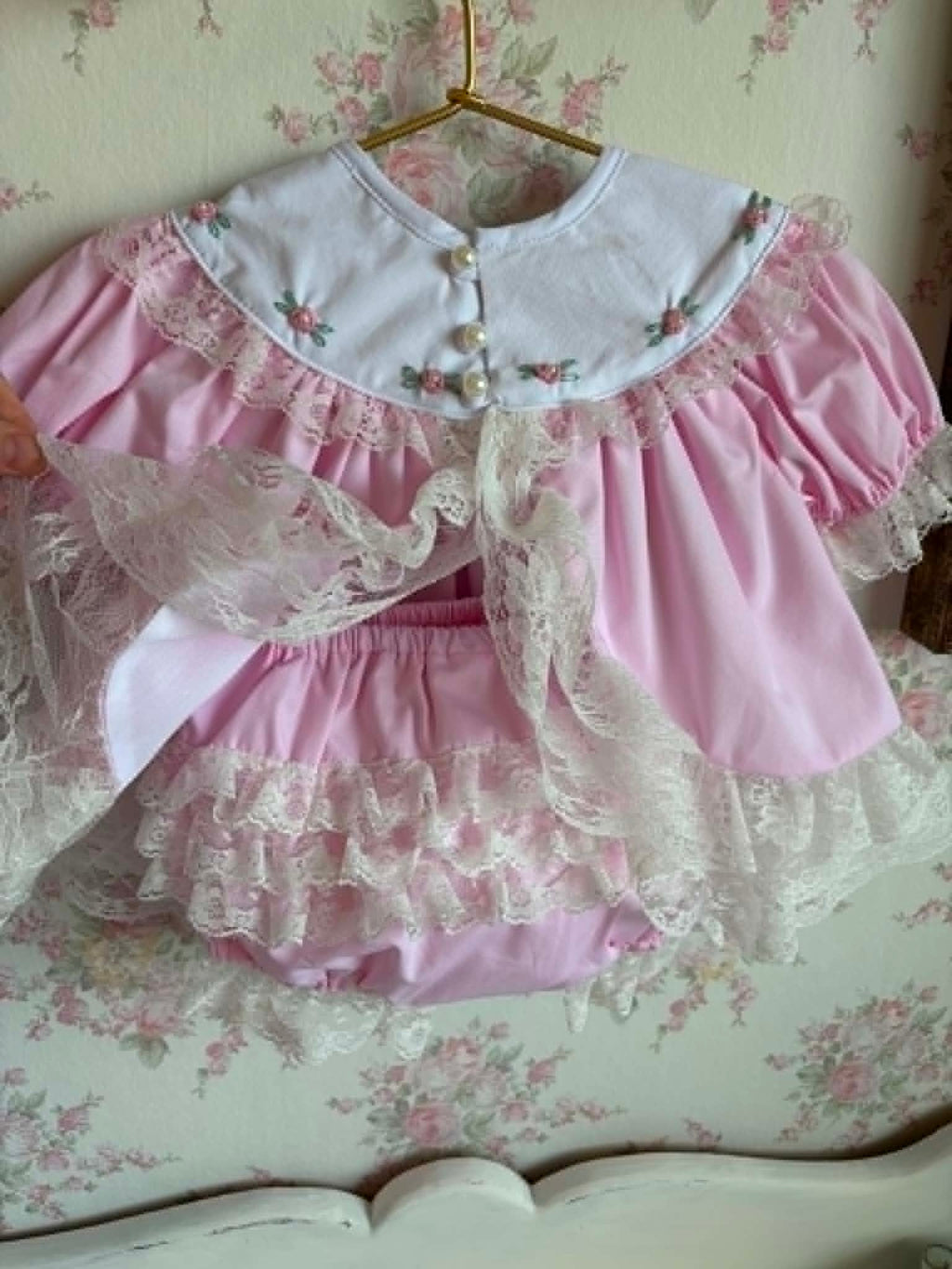 Pretty In Pink: Swing Back Diaper Set