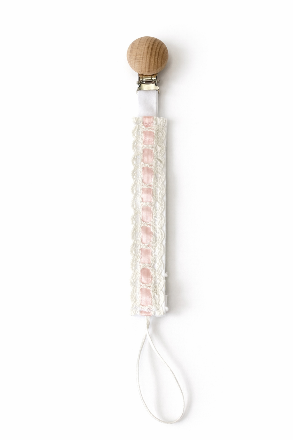 Heirloom Lace Pacifier Clip <3