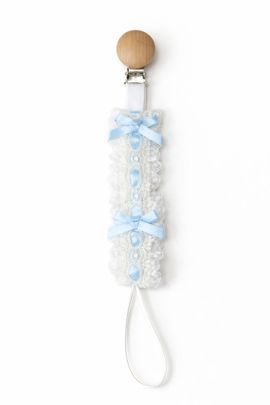 Heirloom Lace Pacifier Clip <3
