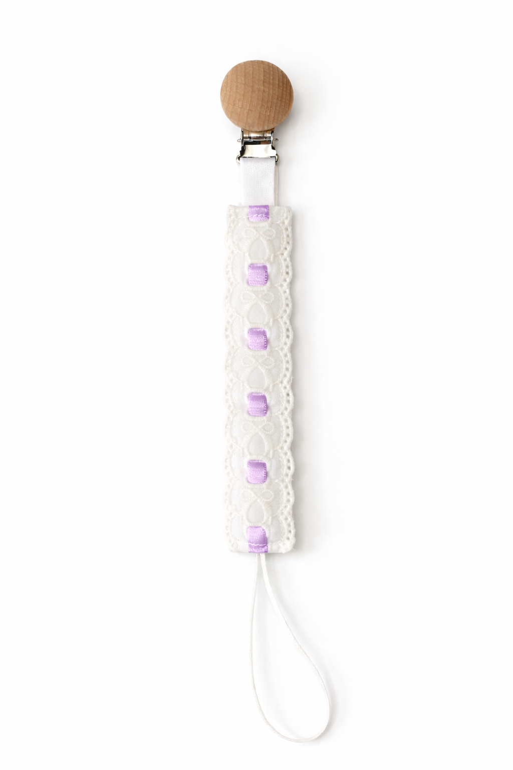 Heirloom Lace Pacifier Clip <3