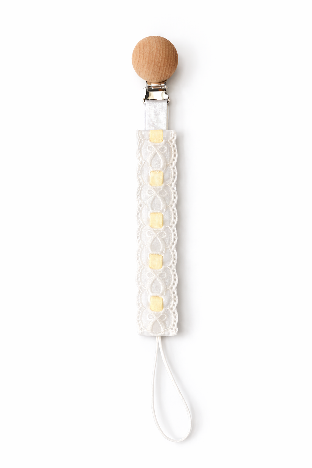 Heirloom Lace Pacifier Clip <3