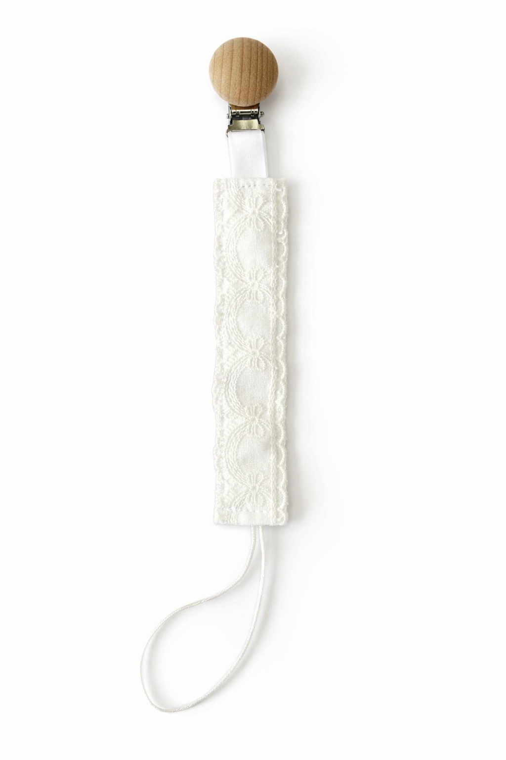 Heirloom Lace Pacifier Clip <3