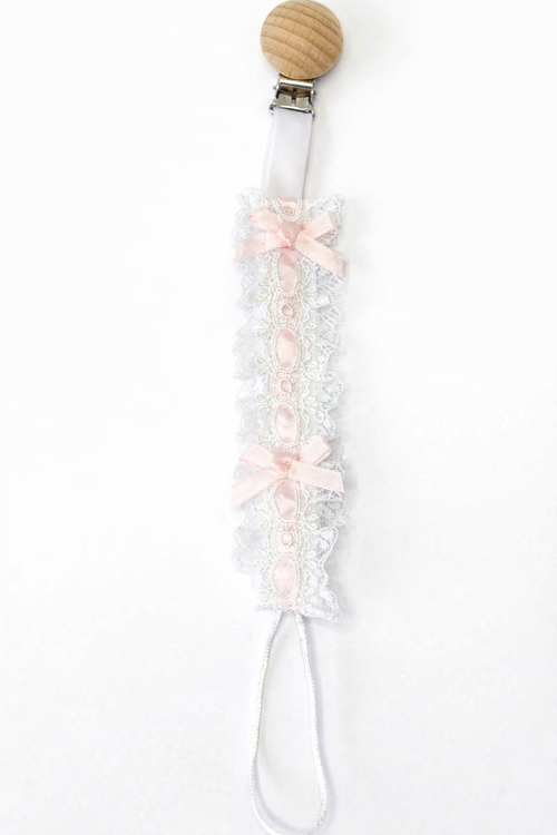Heirloom Lace Pacifier Clip