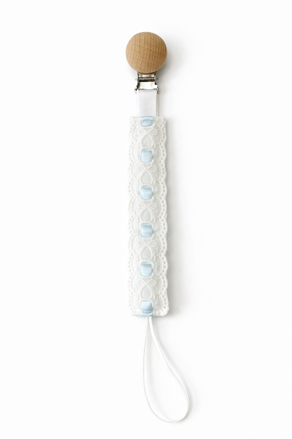 Heirloom Lace Pacifier Clip <3