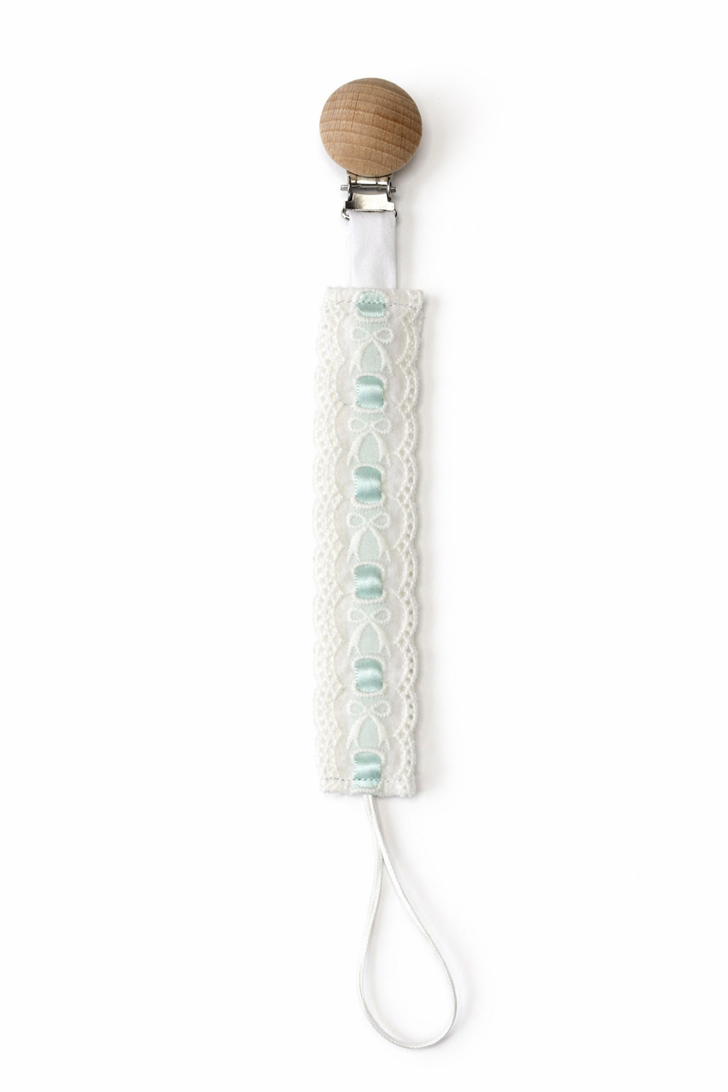Heirloom Lace Pacifier Clip <3