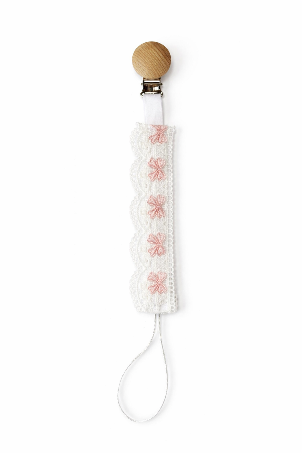 Heirloom Lace Pacifier Clip <3