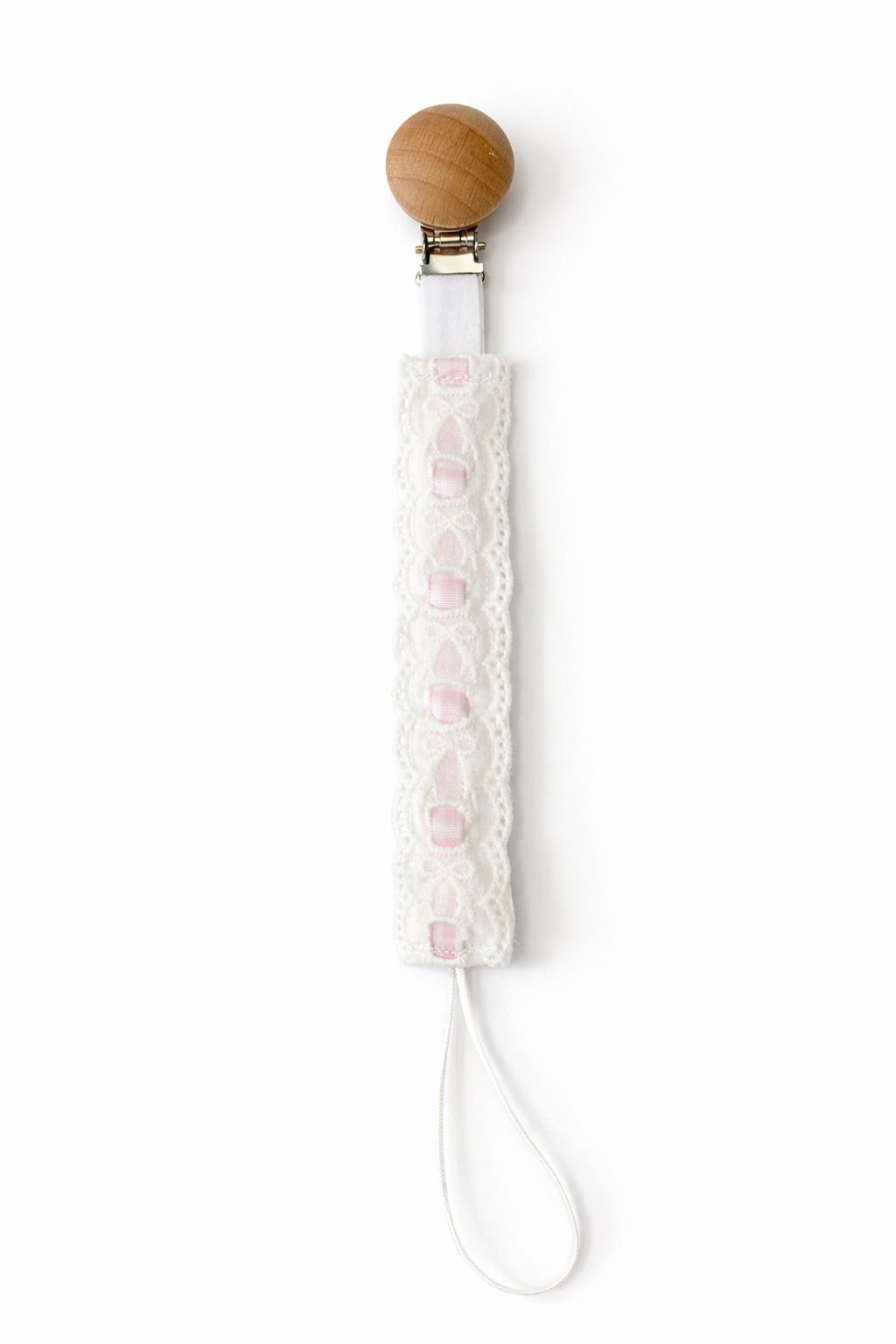 Heirloom Lace Pacifier Clip <3